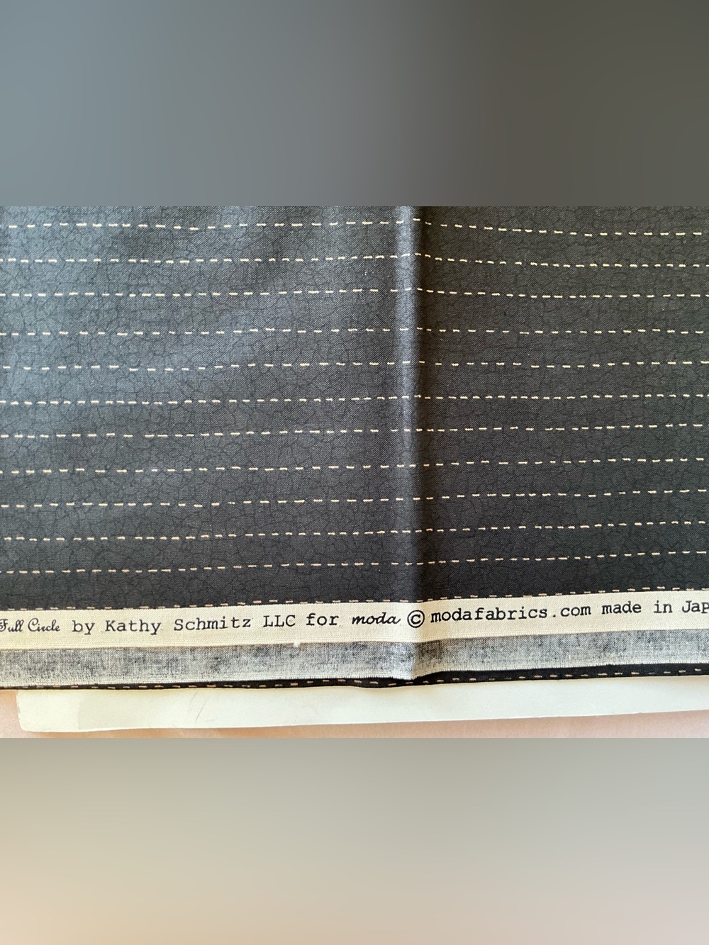 Kathy Schmitz for Moda Fabrics Pattern# 6014 Dark Charcoal Gray 2 Yds Quilting